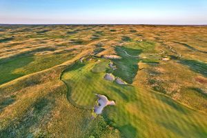 Prairie Club (Dunes) 6th Green Aerial